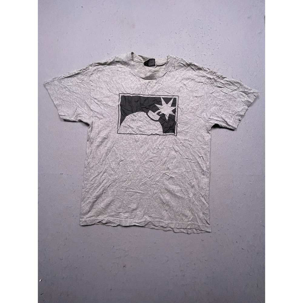The Hundreds T-Shirt Cotton Polyester Gray Graphic Large Mens